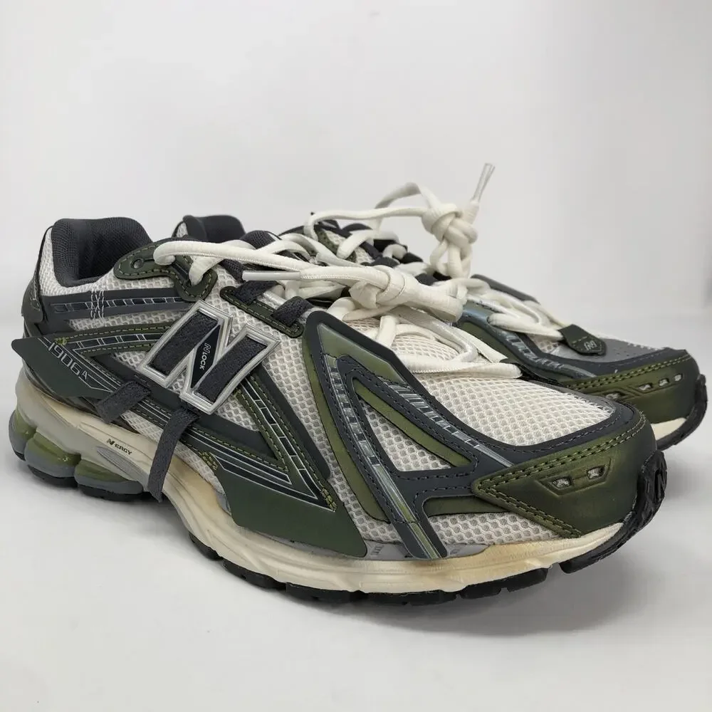 New Balance 1906A Unisex W12.5/M11 Green Mesh Lace Up Casual Sneaker - Picture 10 of 14